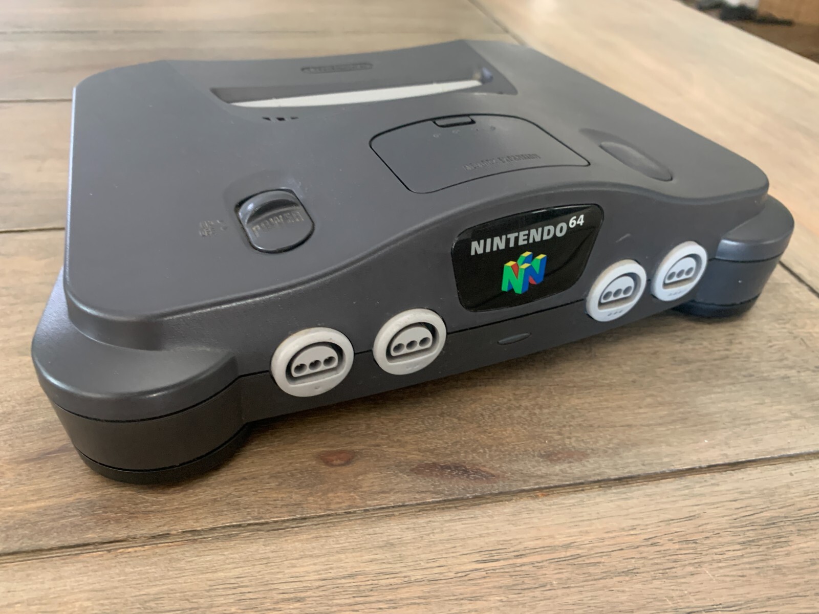 N64 Nintendo 64 Console with 2 controllers (Atomic Purple + Gray both OEM)