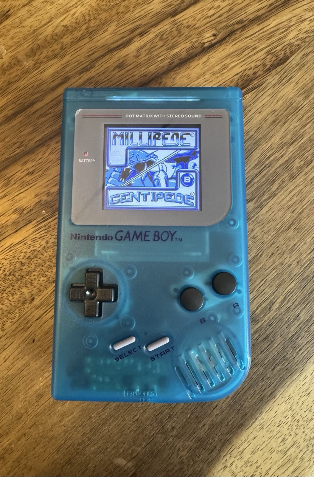 Nintendo GameBoy DMG V3 PRO IPS Backlight Clear Blue Game Boy Console