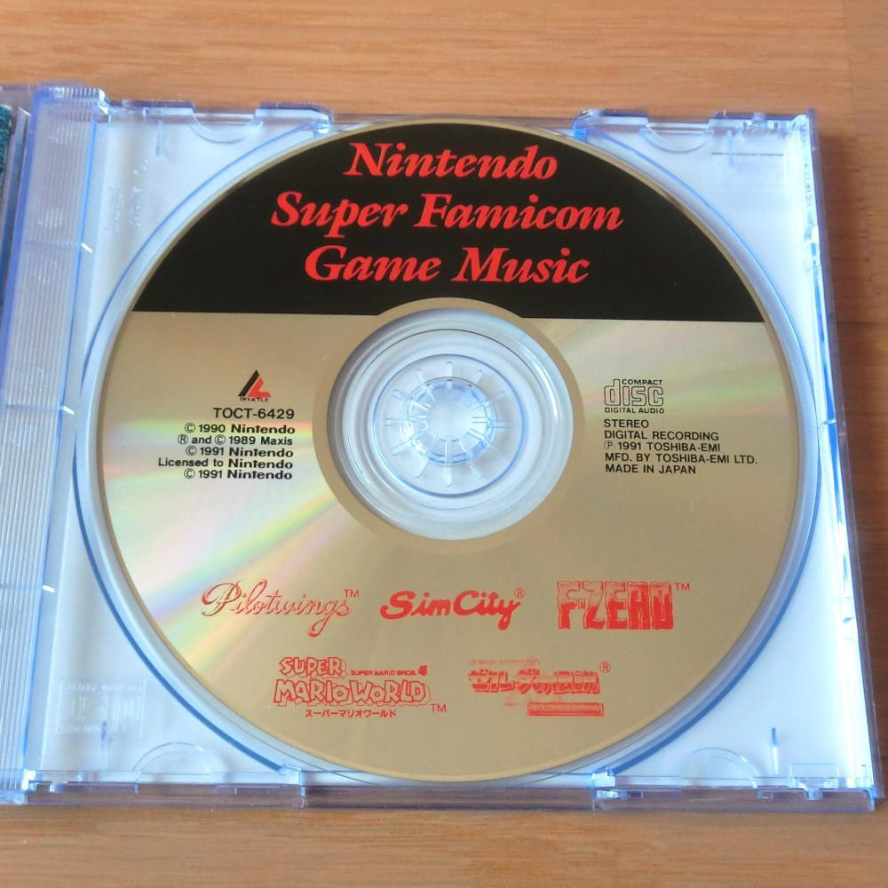 Nintendo Super Famicom Game Music Soundtrack CD SNES Game Music 1992 Japan Used