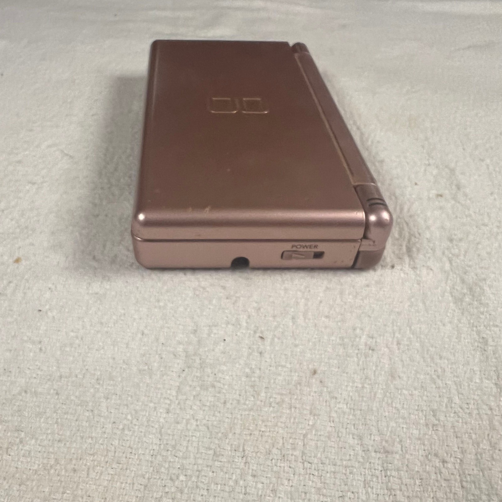 Nintendo DS Lite Video Game Console – Metallic Rose For Parts or Repair
