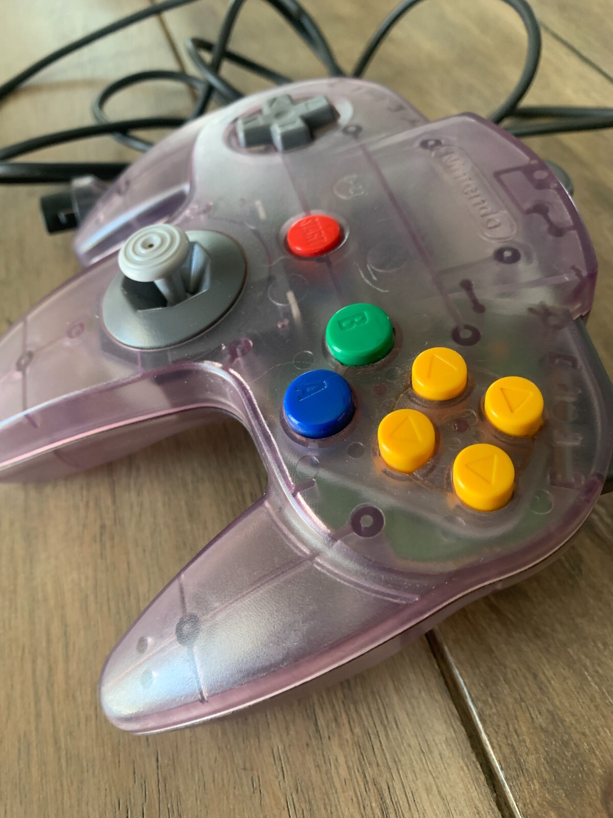 N64 Nintendo 64 Console with 2 controllers (Atomic Purple + Gray both OEM)