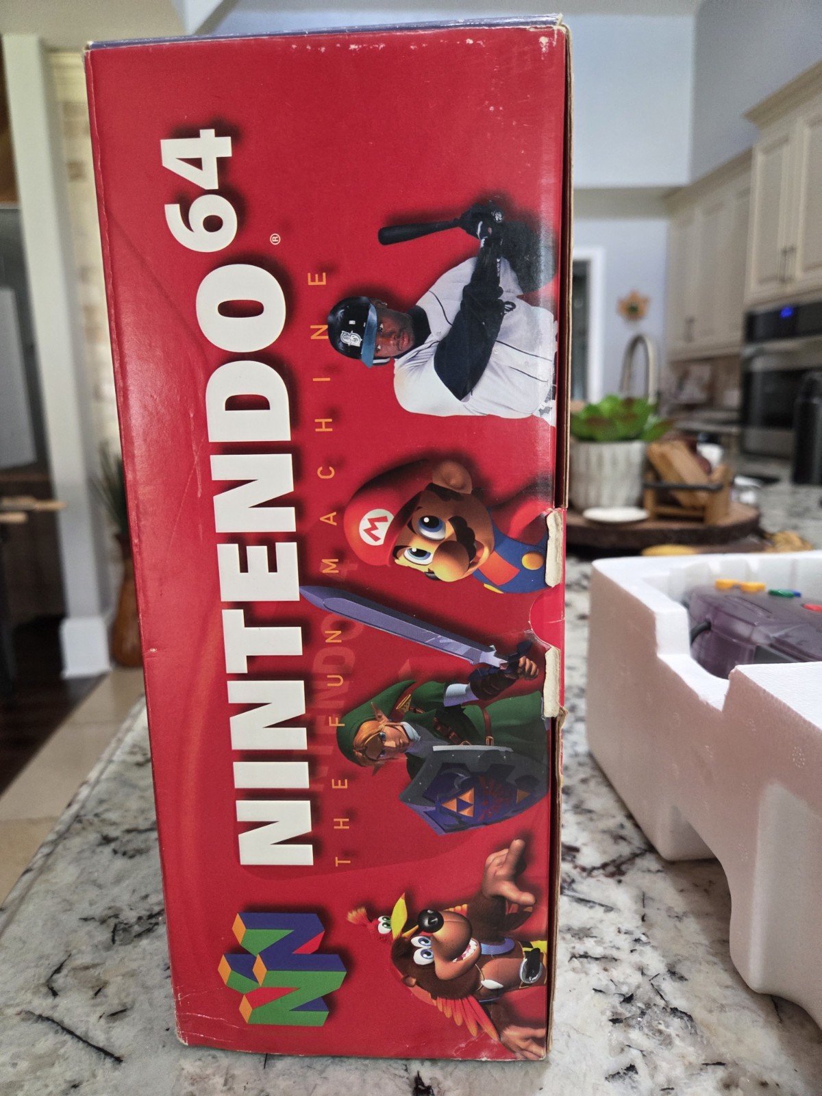 Nintendo 64 Atomic Purple Controller Console Bundle Complete In Original Box
