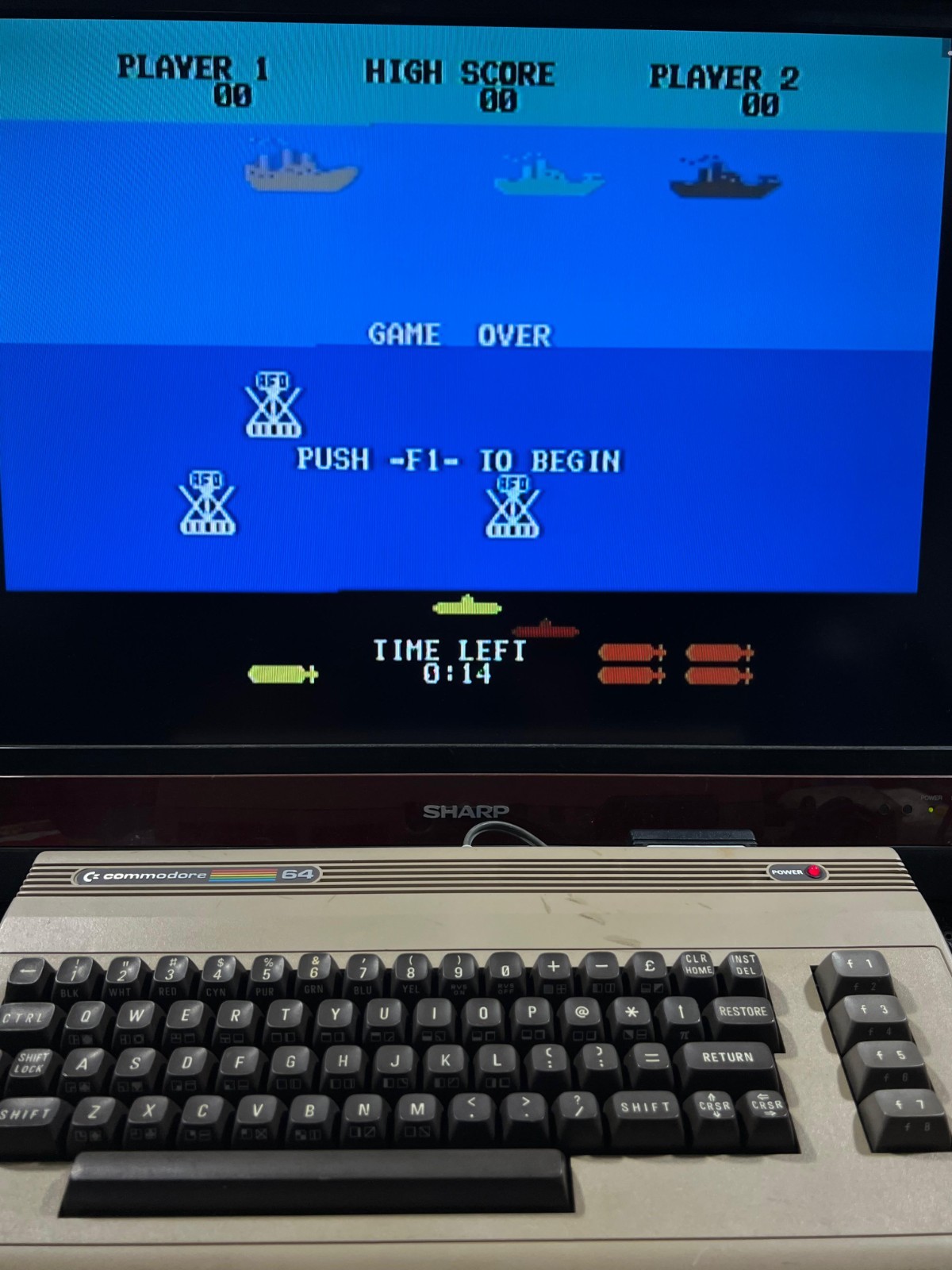 Commodore C64C Personal Computer System Game Vintage NTSC Boxed