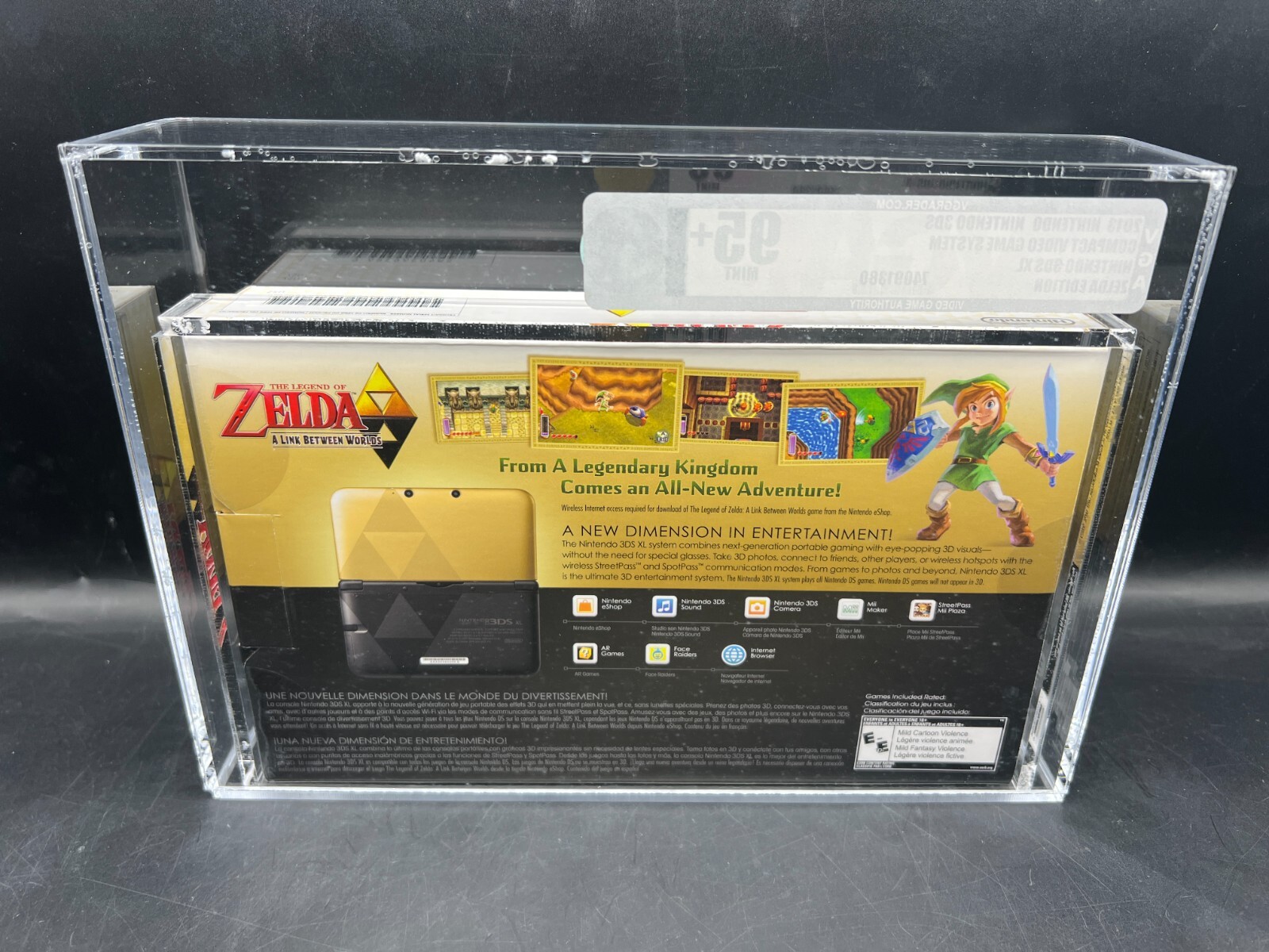 Nintendo 3DS XL Zelda Link Between Worlds Edition VGA 95+ NEW SEALED