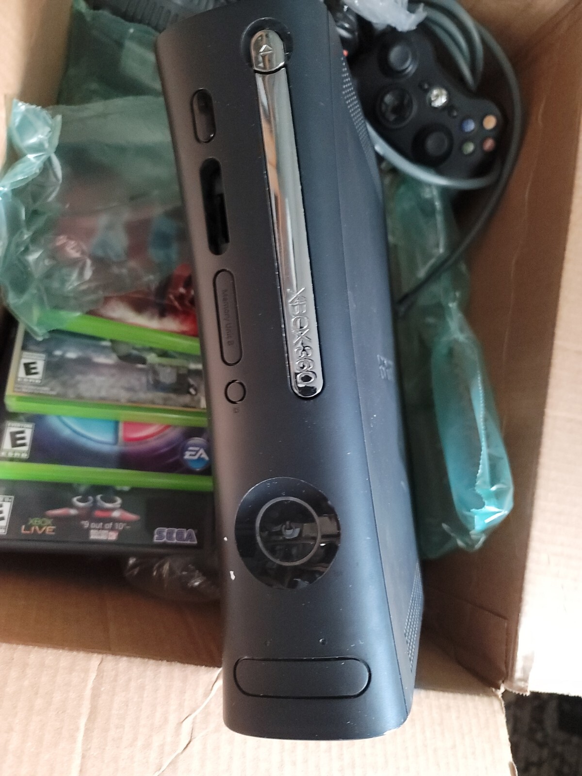 Microsoft Xbox 360 Elite 120GB Console – Black W 2 Wireless Controllers – Read
