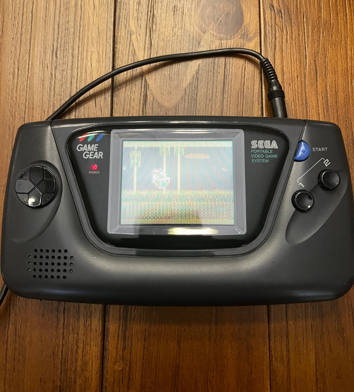 SEGA Game Gear Console Fully Working w/7 Games, Power Adapter and Carrying Case