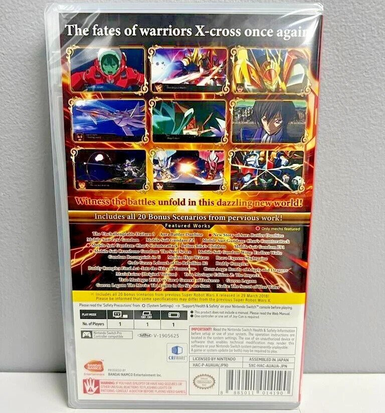 Super Robot Wars T + X Switch Brand New Game Bundle Special (Turn-Based)