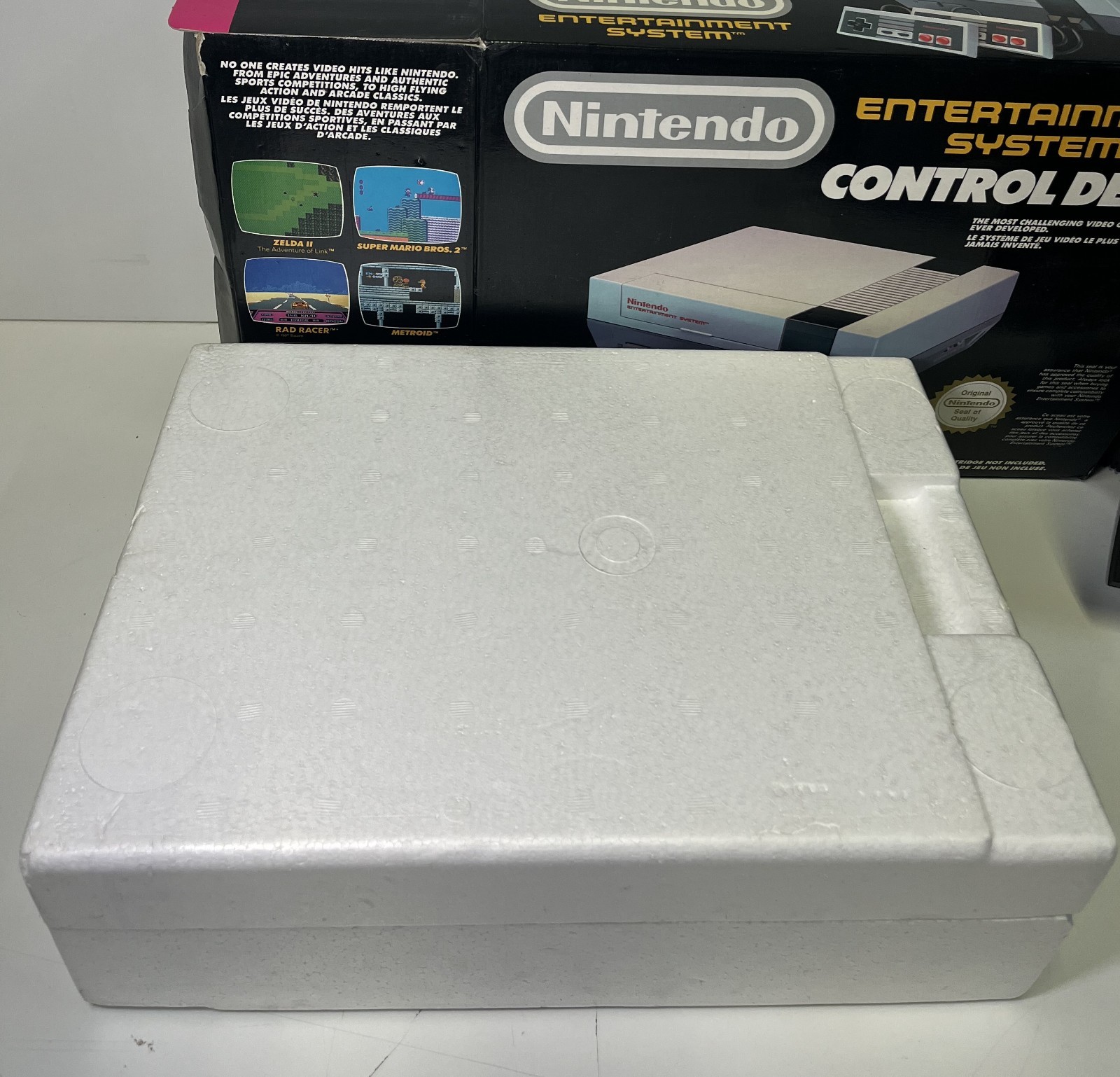 NINTENDO NES CONSOLE CONTROL DECK PAL B SCART FRANCE NES-S-CD-FRA BOXED TESTED