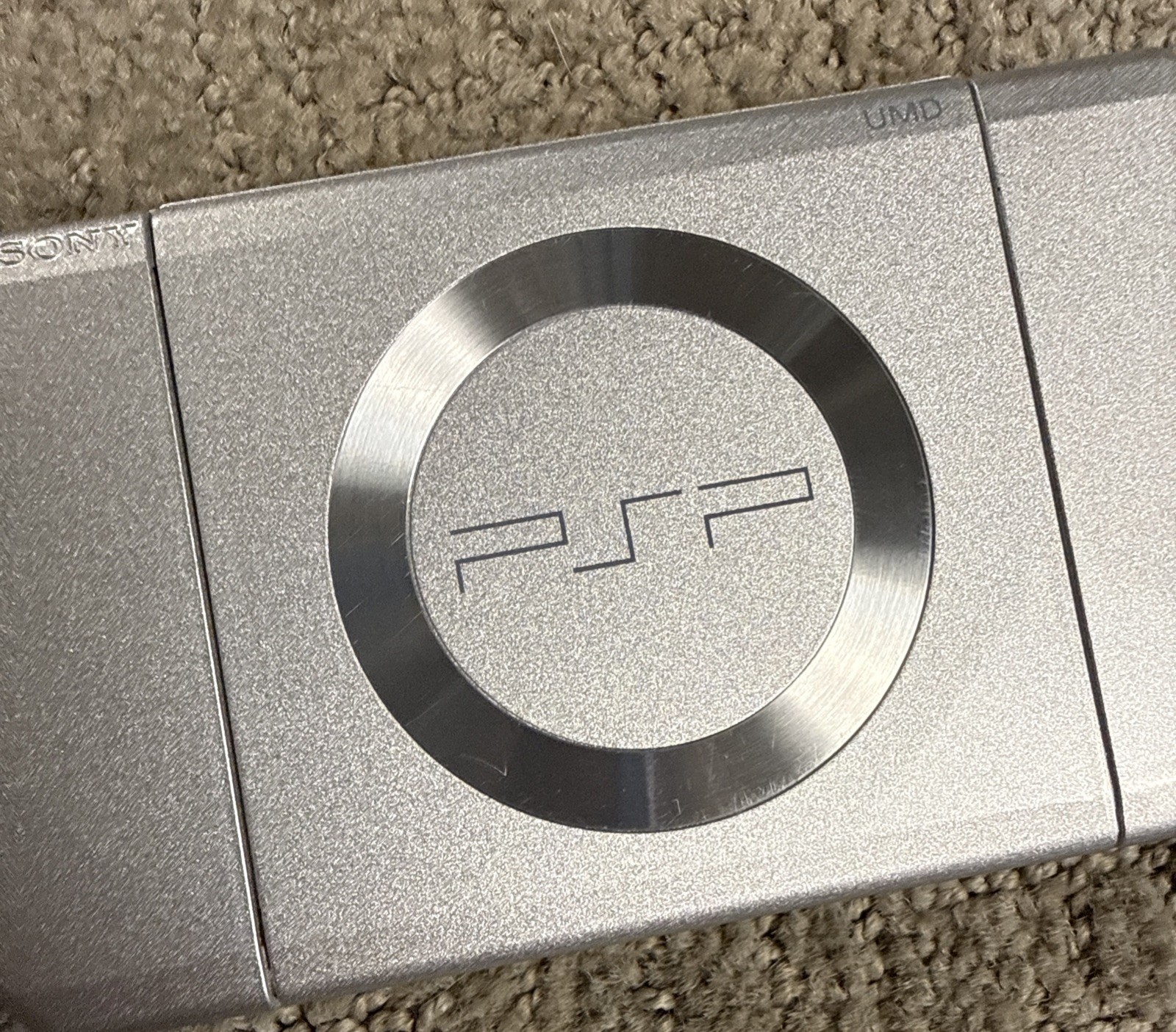 Sony PSP 2001 Handheld Console Silver w Battery Charger SD Game Tested Near Mint