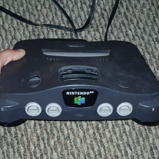 Nintendo 64 NUS-001(USA) Gray Home Console Component RCA Multiplayer NTSC-U/C
