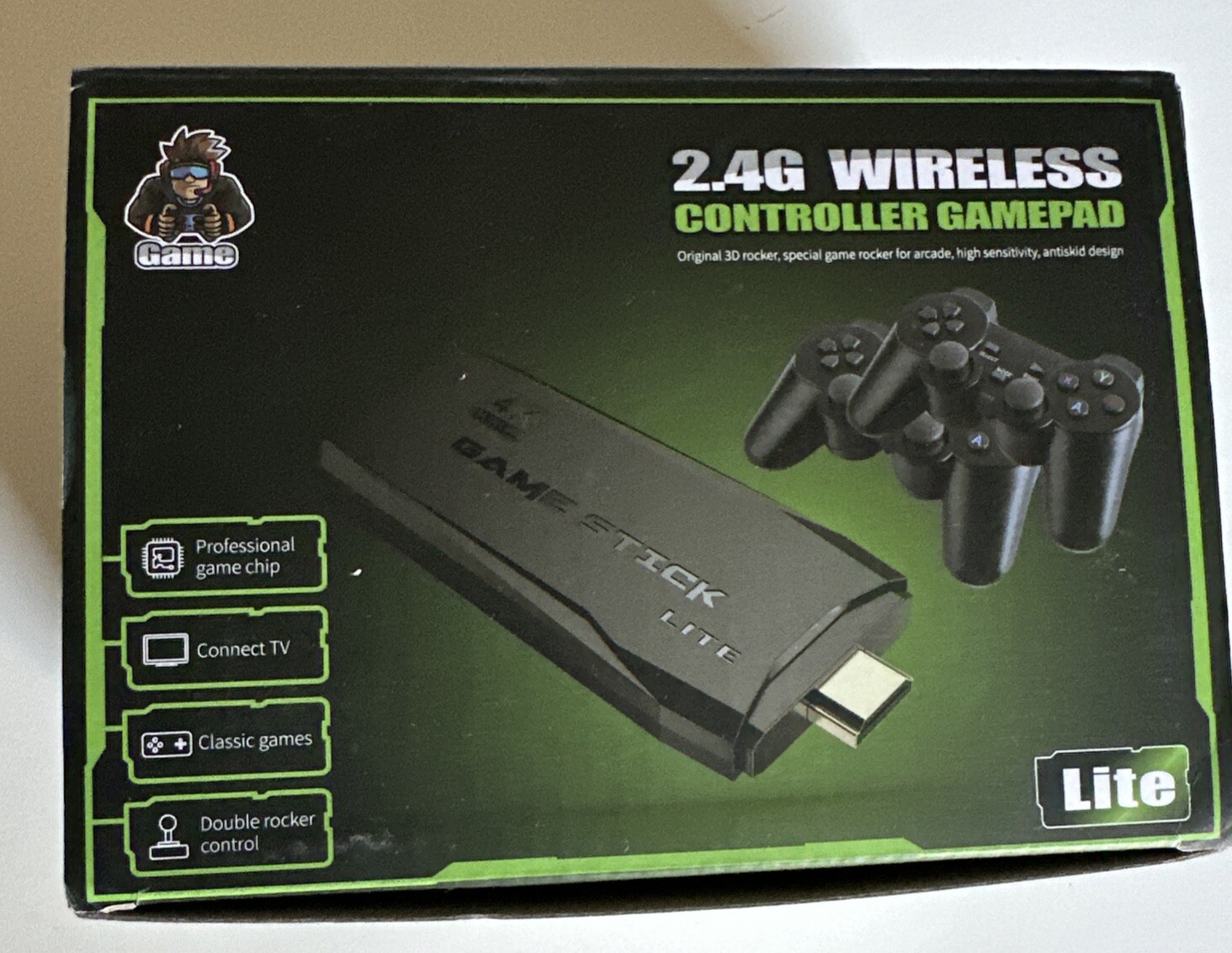 2.4G Wireless Controller Gamepad Lite – 4K Ultra HD Game Stick New
