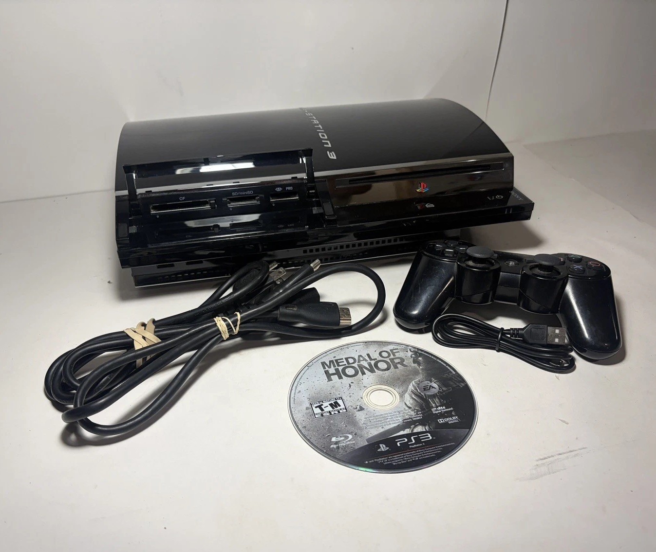 Sony PlayStation 3 PS3 Fat Backwards Compatible CECHA01 60GB Controller Tested