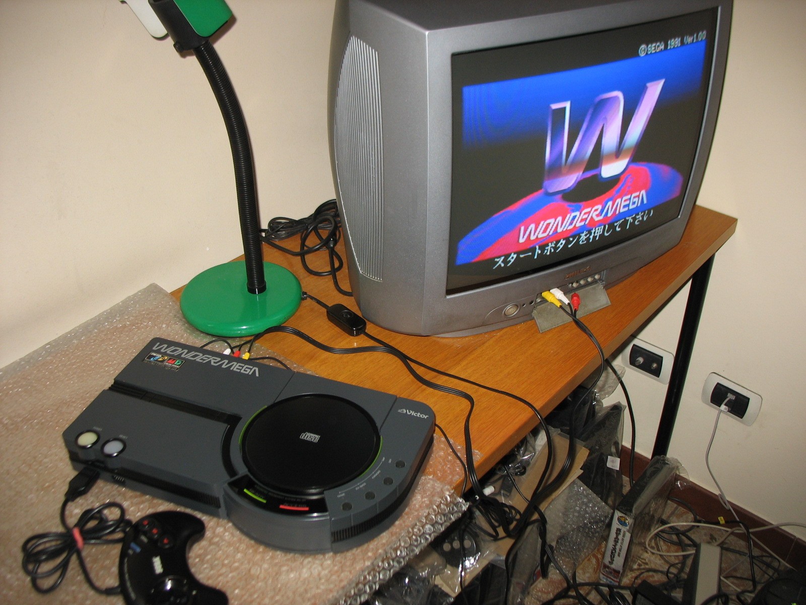 VICTOR WONDERMEGA RG-M1 CONSOLE MEGA CD MEGADRIVE JAP IMPORT!