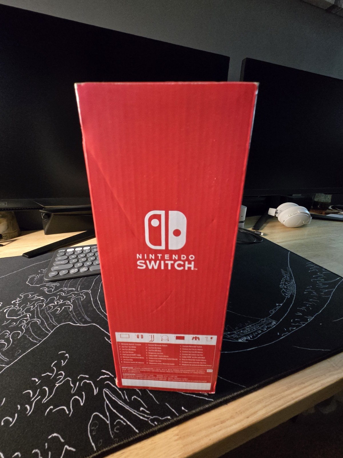 Nintendo Switch OLED Model White 64GB Console OLED Screen Dock LAN Port