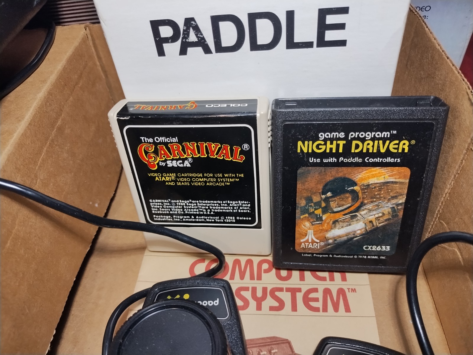 Atari 2600 VCS Console System in Box w Games Tested