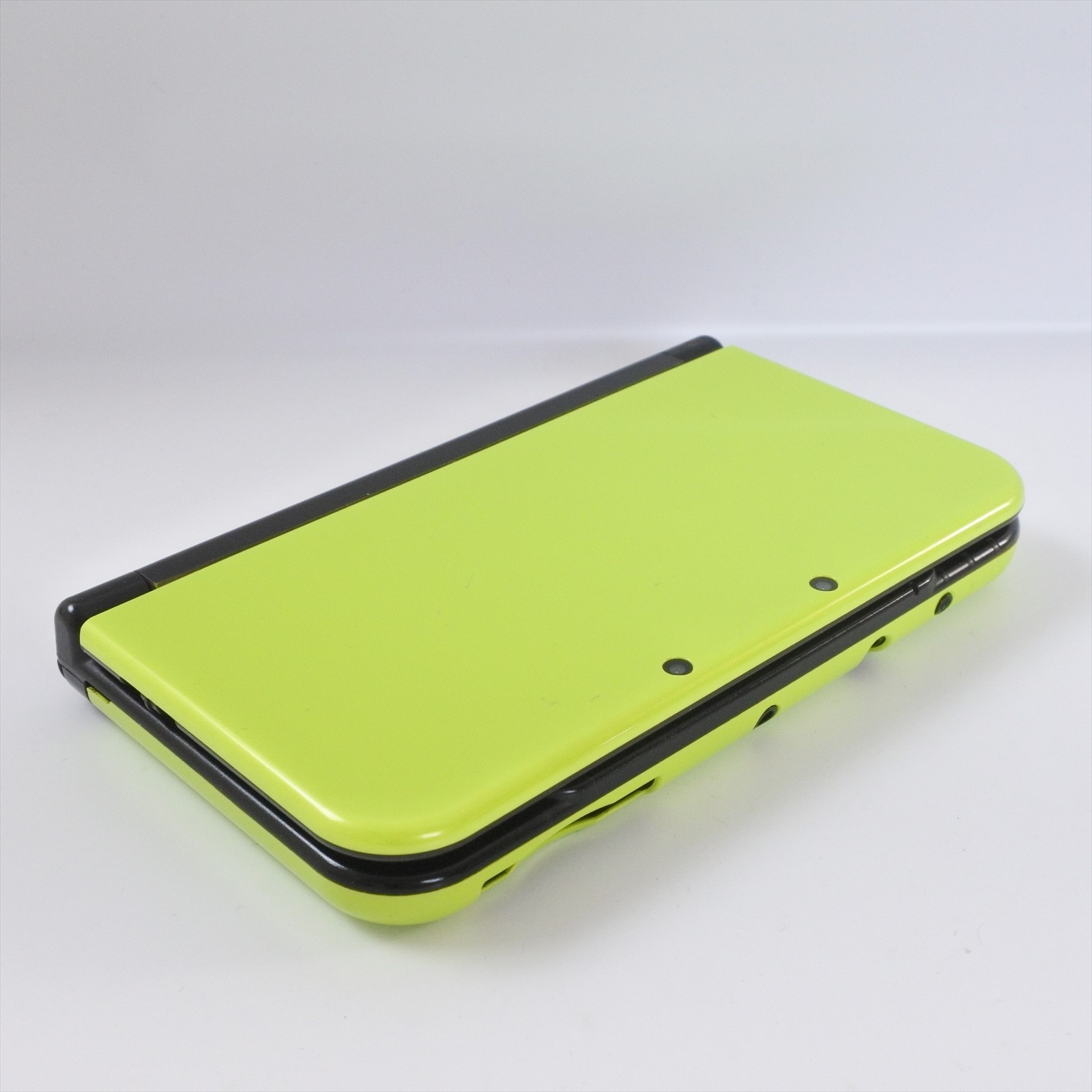 New Nintendo 3DS LL Console RED-001 Boxed NO Touch pen LIME x BLACK 2184 n3ds