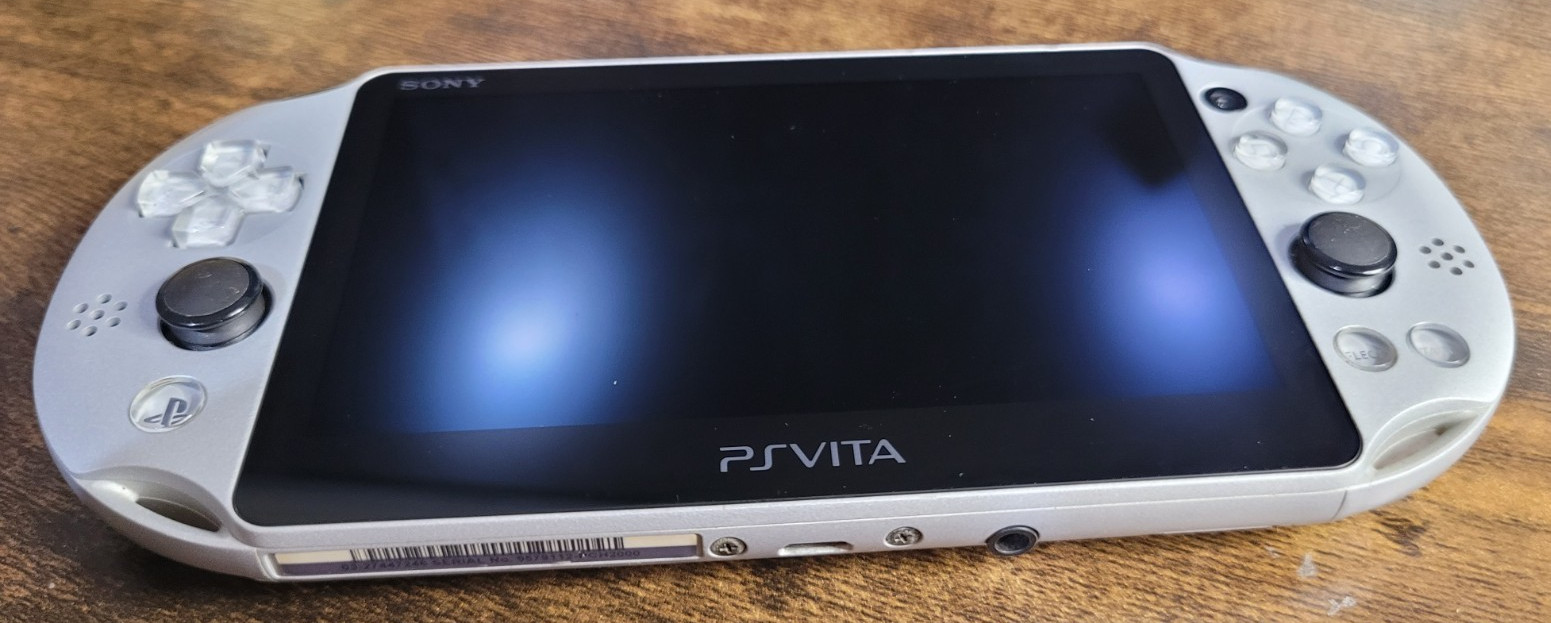 PlayStation Vita 2000 Silver Console PS Vita Slim Tested Working Excellent