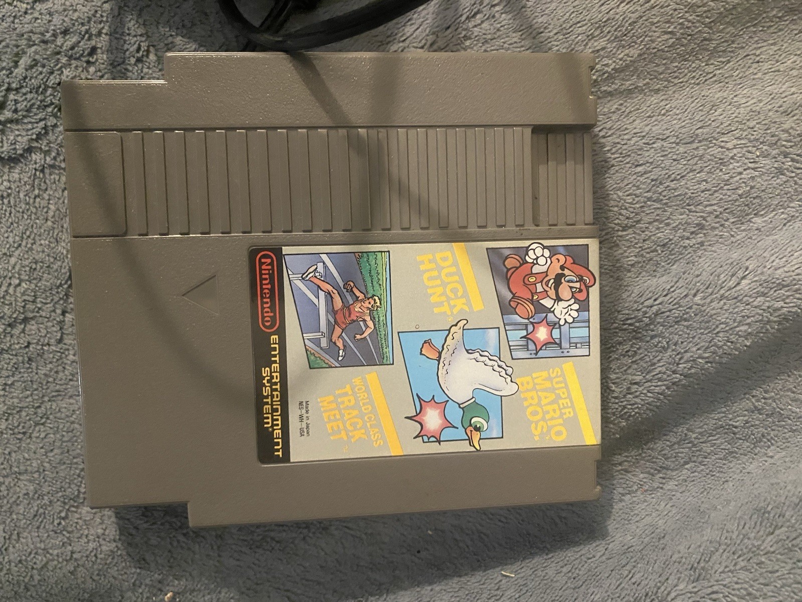 Nintendo NES Console Bundle OEM 2 Controllers Super Mario Bros Duck Hunt Tested