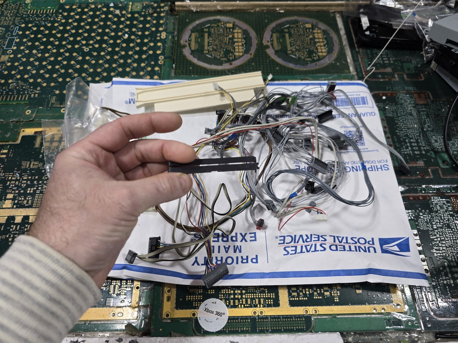 Philips CDI 910 EXACT Cable, Cables, Cable w/Screws-Not Tested-Intact-PARTS-READ