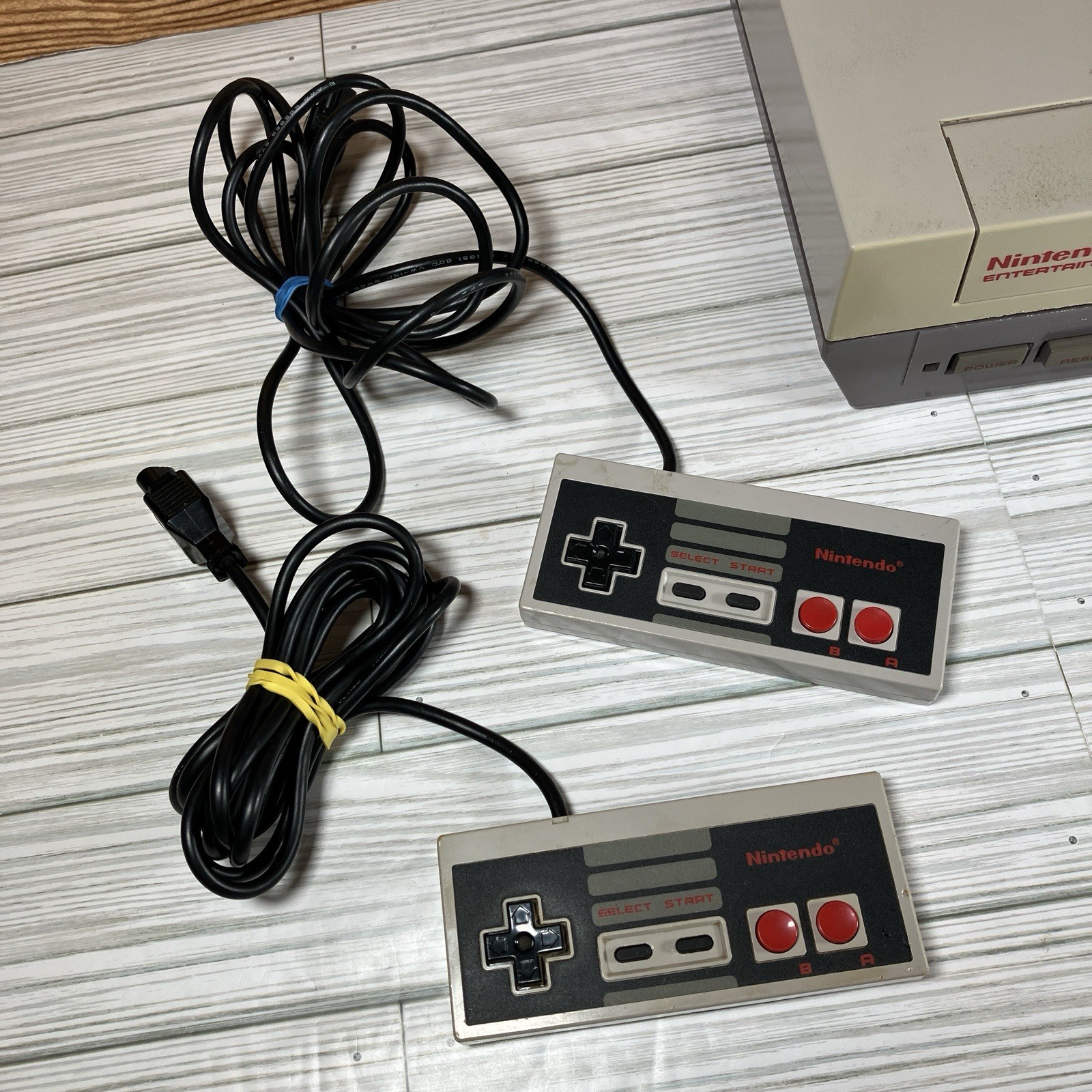 Nintendo NES Original System Console Tested Working No Cords Read