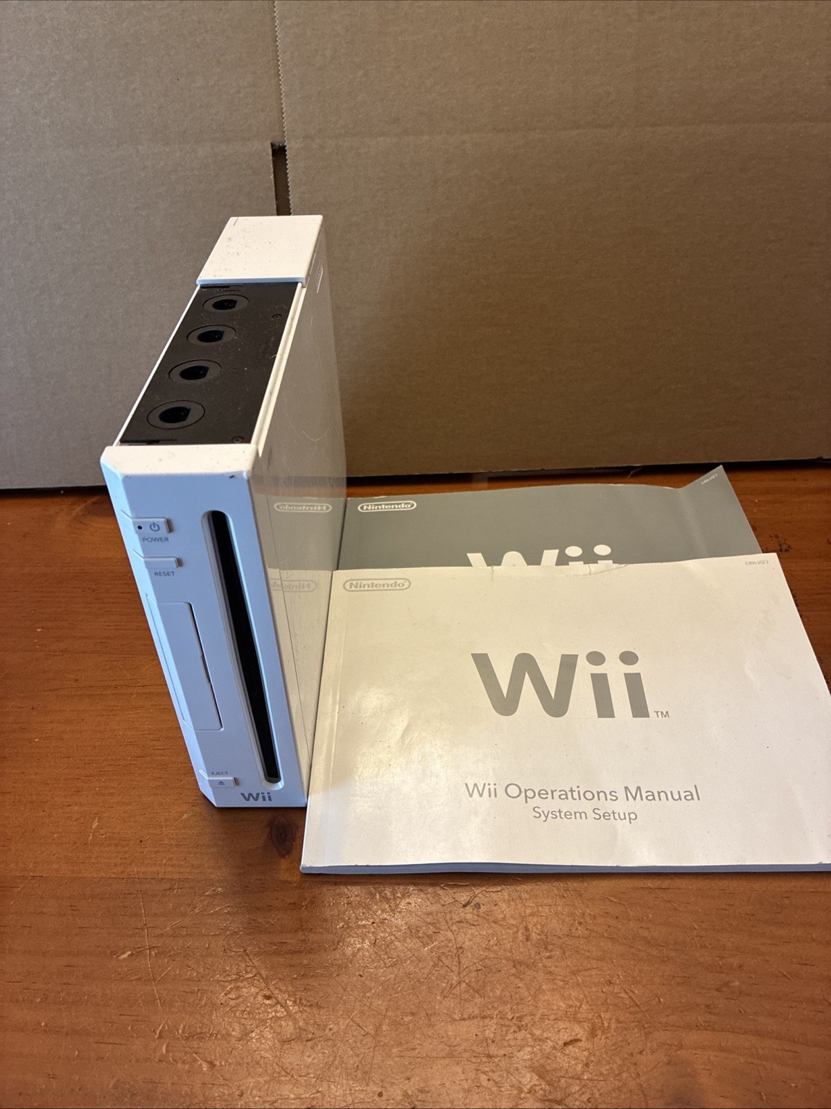Nintendo Wii Replacement Console Only White RVL-101 (USA) Tested With Manuals