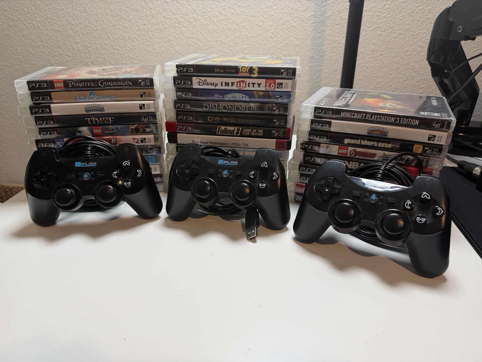 PlayStation 3 PS3 Fat Console Bundle with Games TESTED WORKING