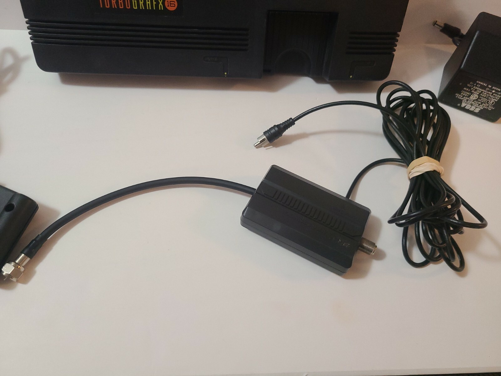 NEC TurboGrafx-16 System Black Console System Bundle Lot Turbo Grafx 16 Working