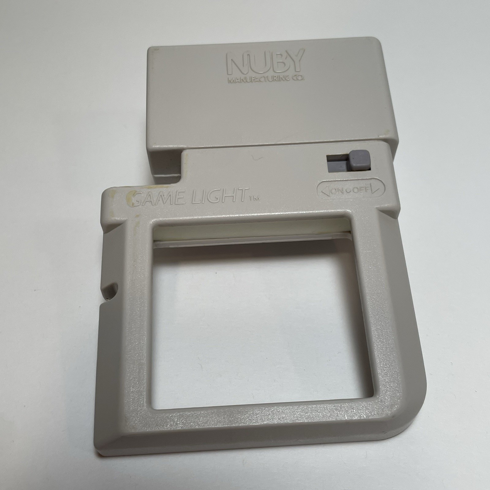 Nuby Co. Game Light For Nintendo Game Boy Vintage Gray Not Working For Parts