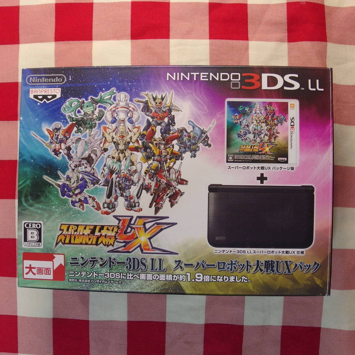 Nintendo 3DS LL Super Robot Wars UX Pack New Unused Japan Rare