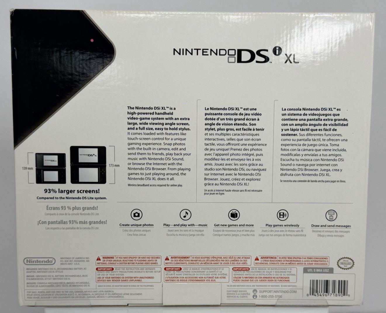 Nintendo DSi XL Bronze Launch Edition – FACTORY SEALED – Handheld Console * Rare