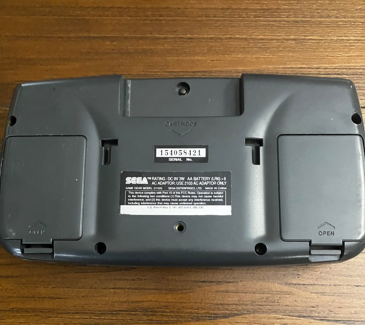 SEGA Game Gear Console Fully Working w/7 Games, Power Adapter and Carrying Case