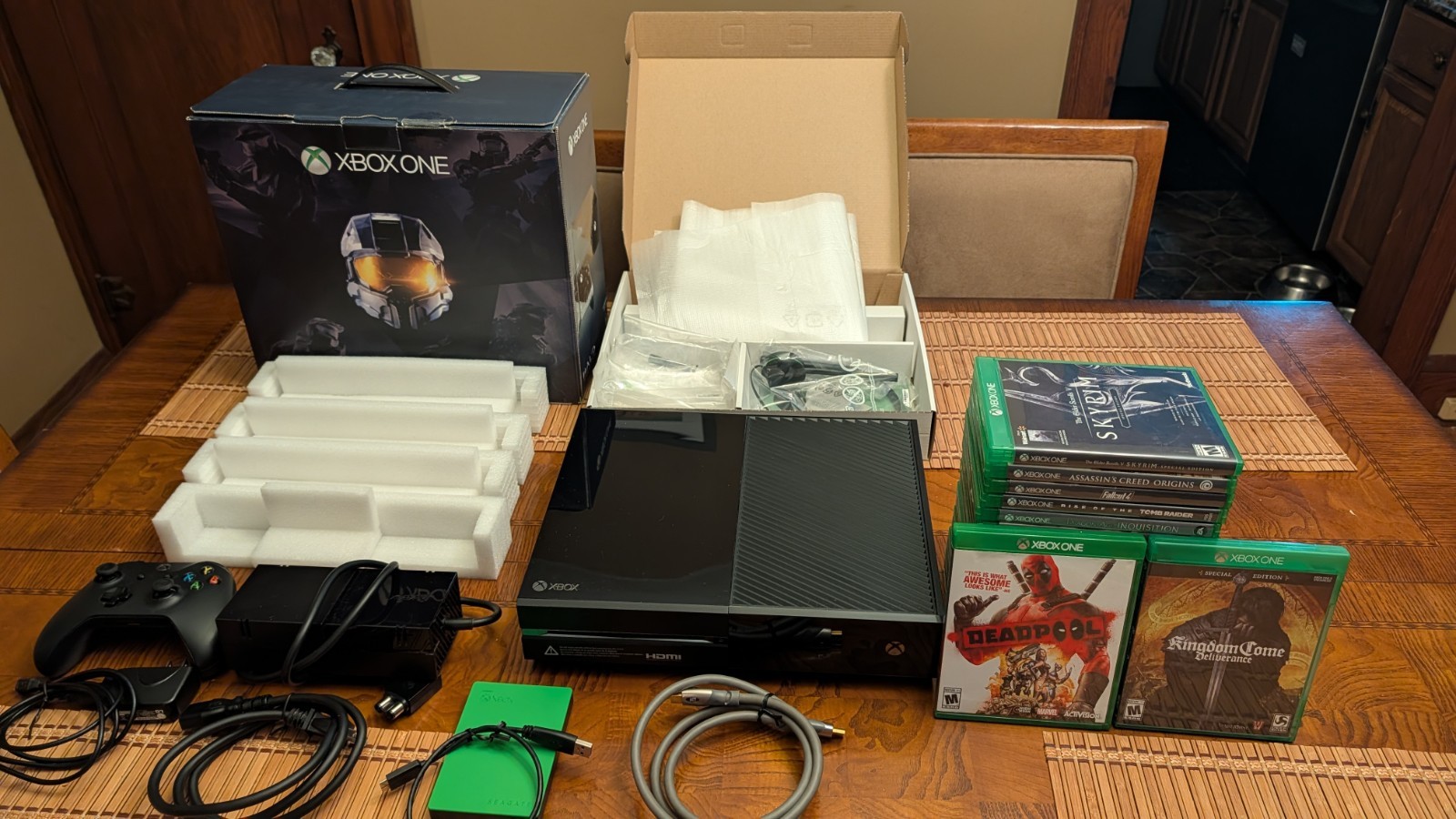 Xbox One Master Chief Collection Console – 20 Games W/ Deadpool And More!