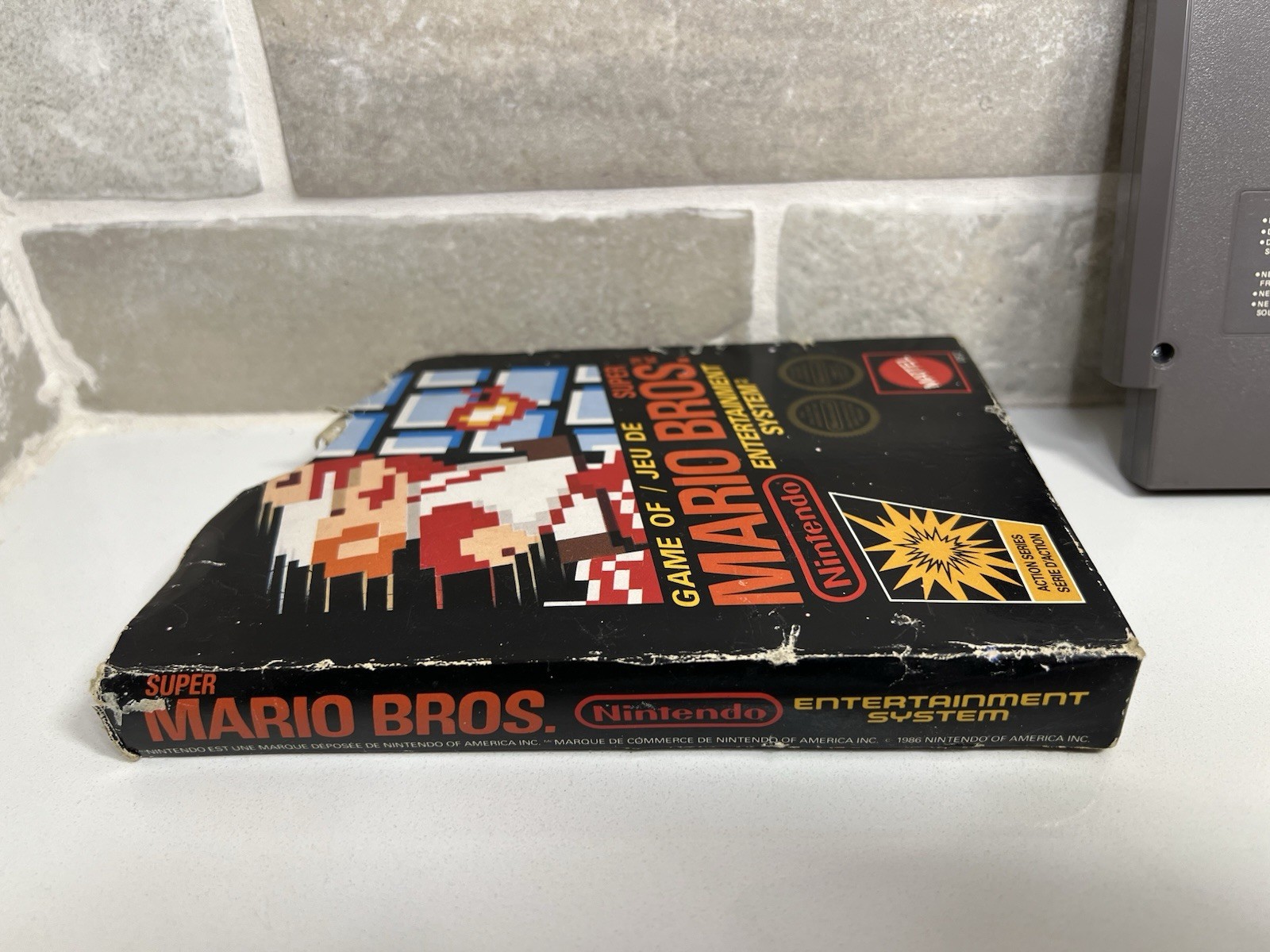 1986 Nintendo NES Control Deck Entertainment System CIB With Mario Bros RARE