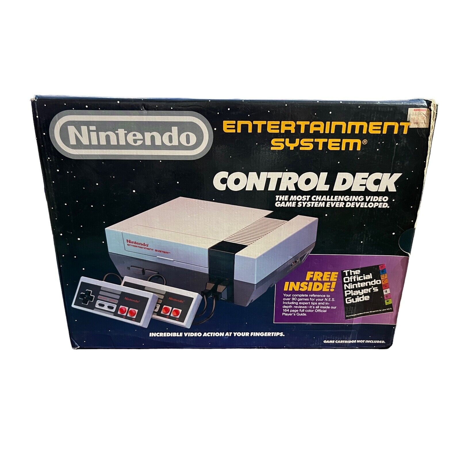 Nintendo NES Control Deck Console CIB Box Styrofoam 2 Controllers Tested