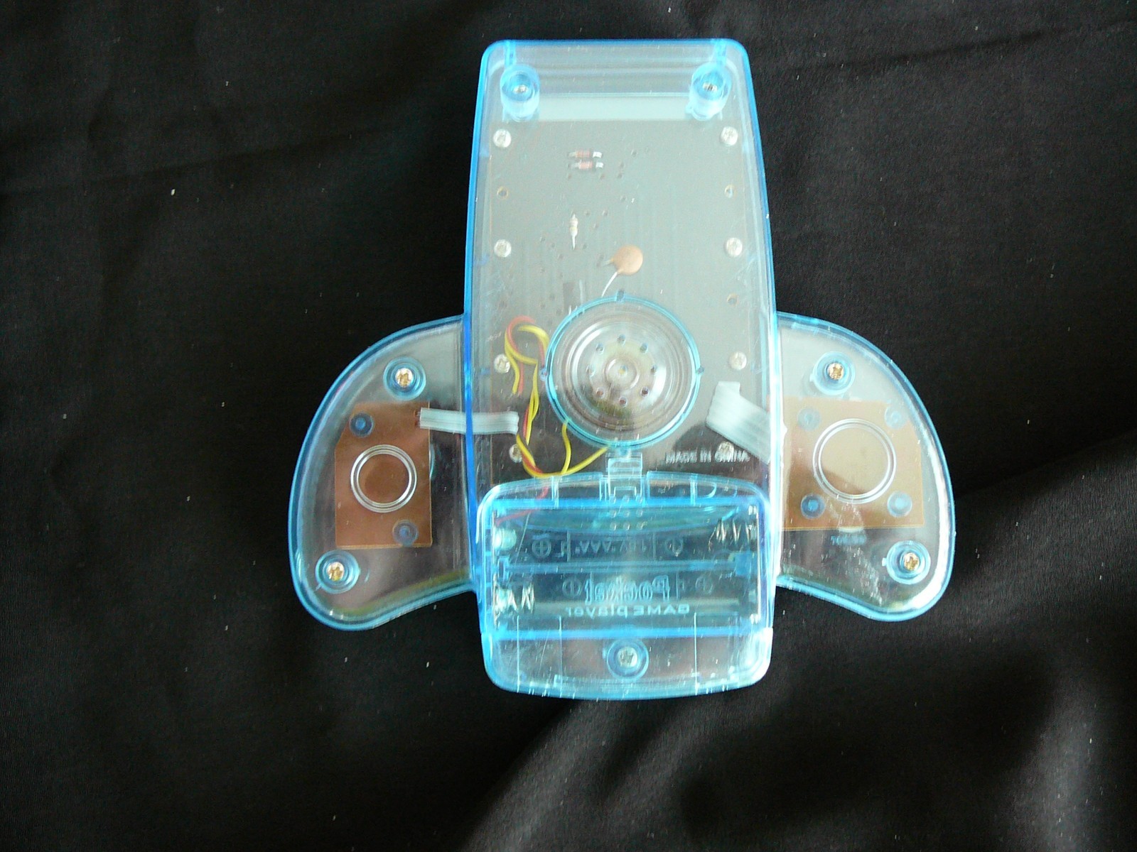 Vintage Pocket Game Player Handheld Console – Transparent Blue