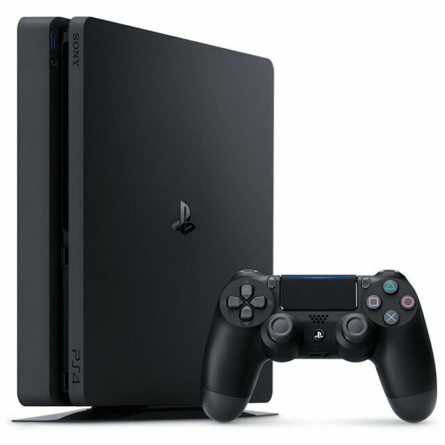 Sony PlayStation 4 Slim 500GB Gaming Console with Controller – Black