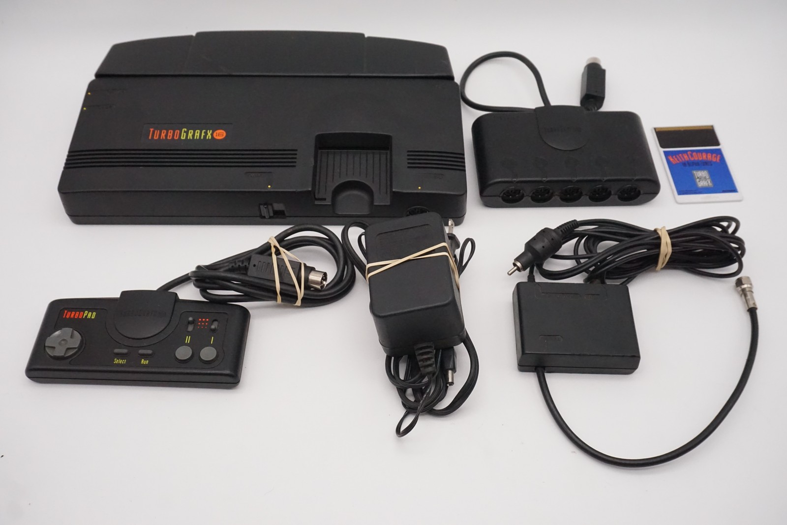 NEC TurboGrafx 16 Console With Controller and Keith Courage Tested