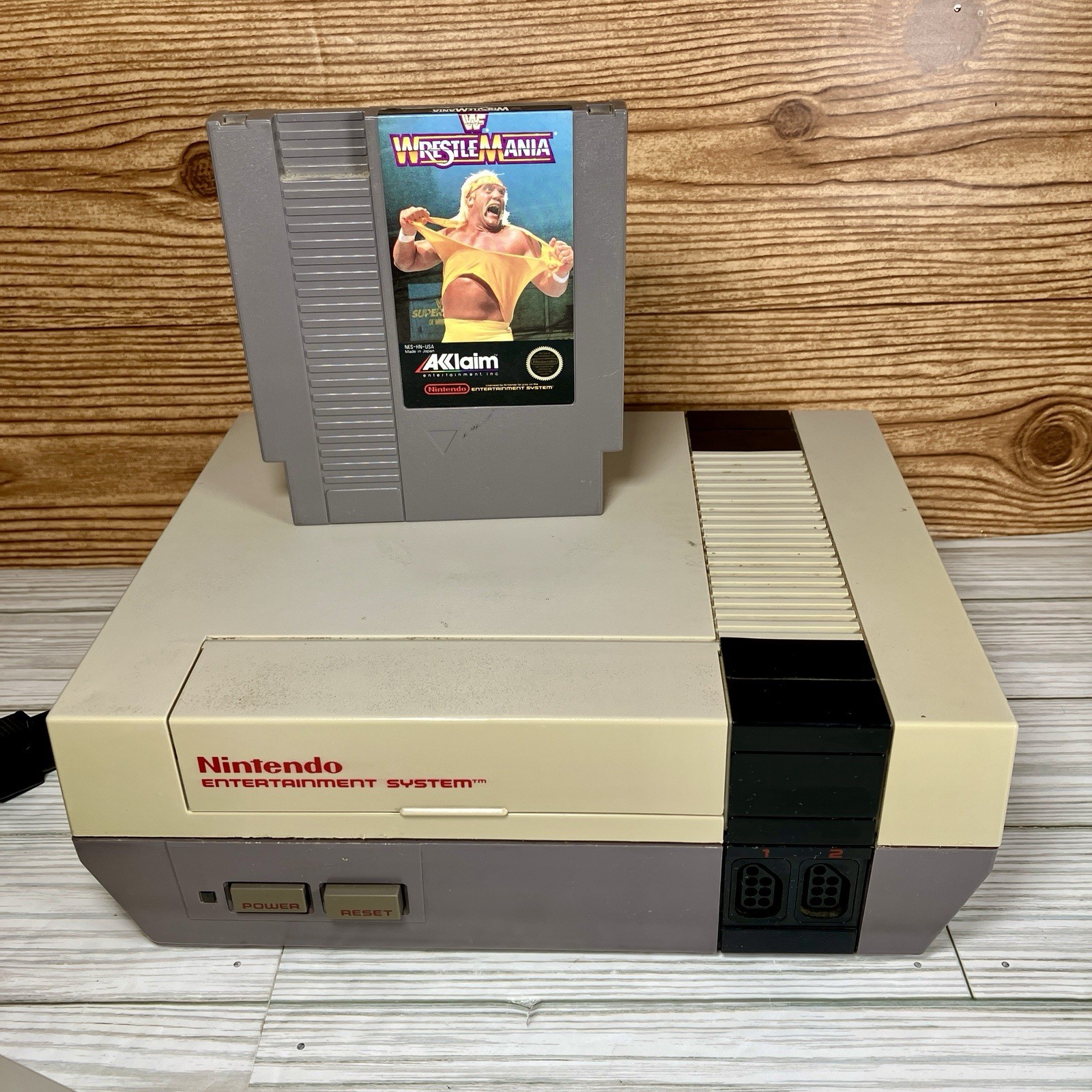 Nintendo NES Original System Console Tested Working No Cords Read
