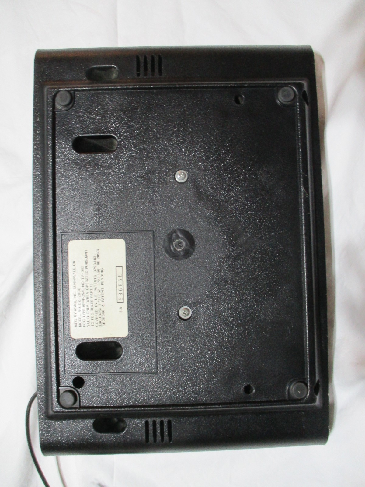 Atari 2600 Heavy Sixer Console In Chess Piece Box, OEM PSU, CX-10’s, CX-30-04’s