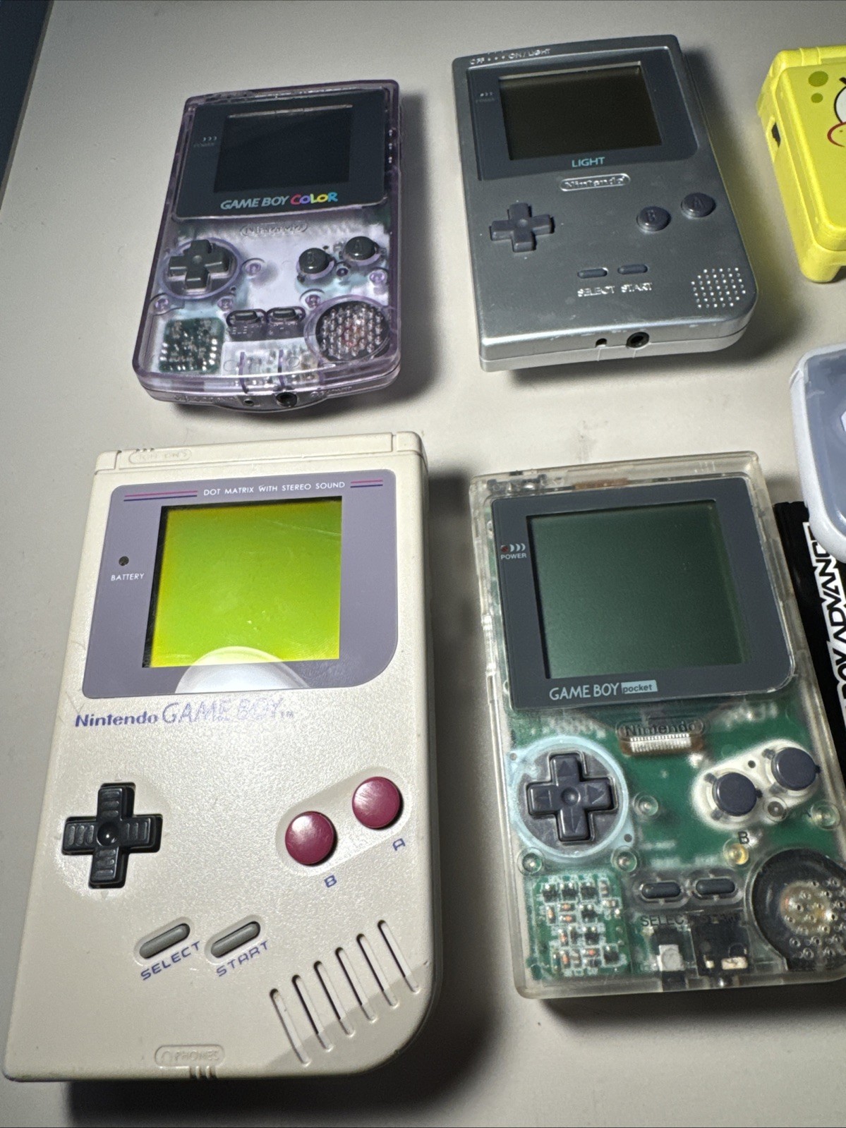 Huge GameBoy lot, includes every gameboy ever released, read desc SEND OFFERS