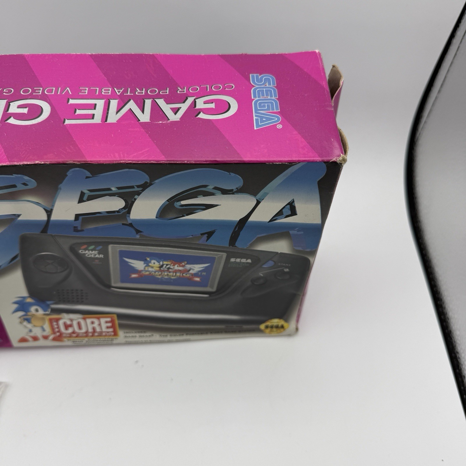 Sega Game Gear Handheld Console, Box And Manual No Screen Display