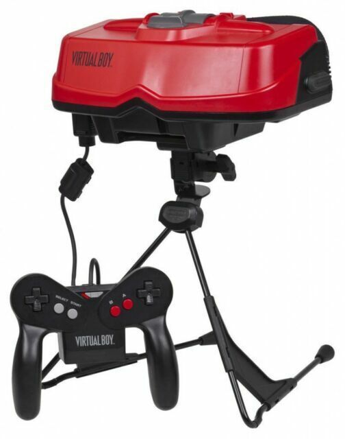 Nintendo Virtual Boy Console – Red and Black with Virtual League baseball game