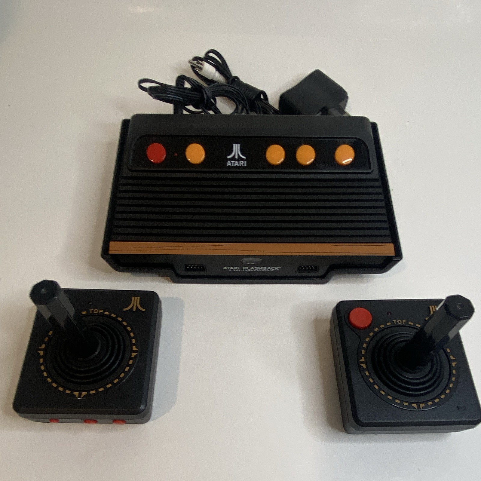 Atari Flashback Home Console Built-in Games w/ 2 Joysticks & Power Adapter