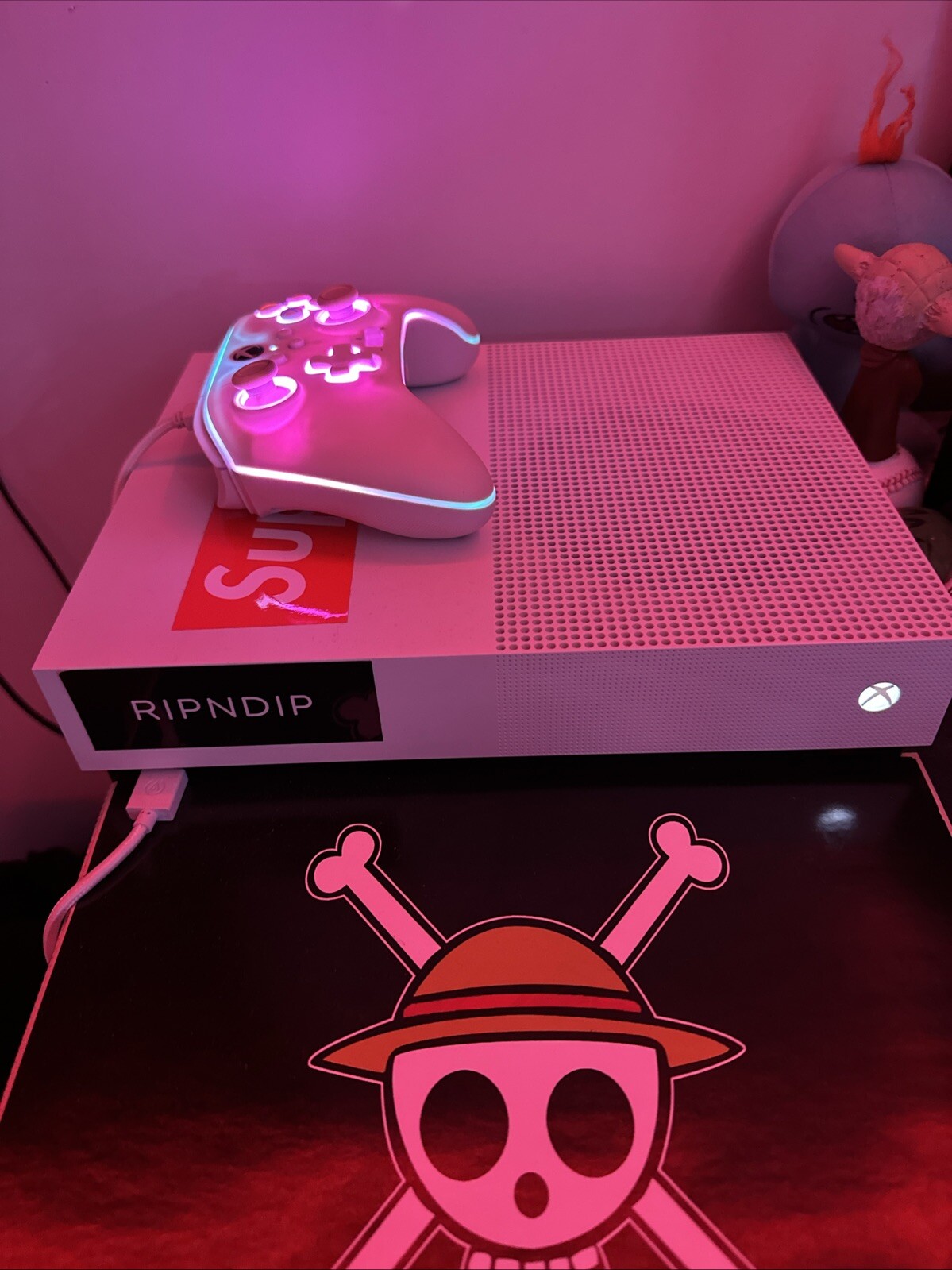 Xbox one with scuffed controller!!!!