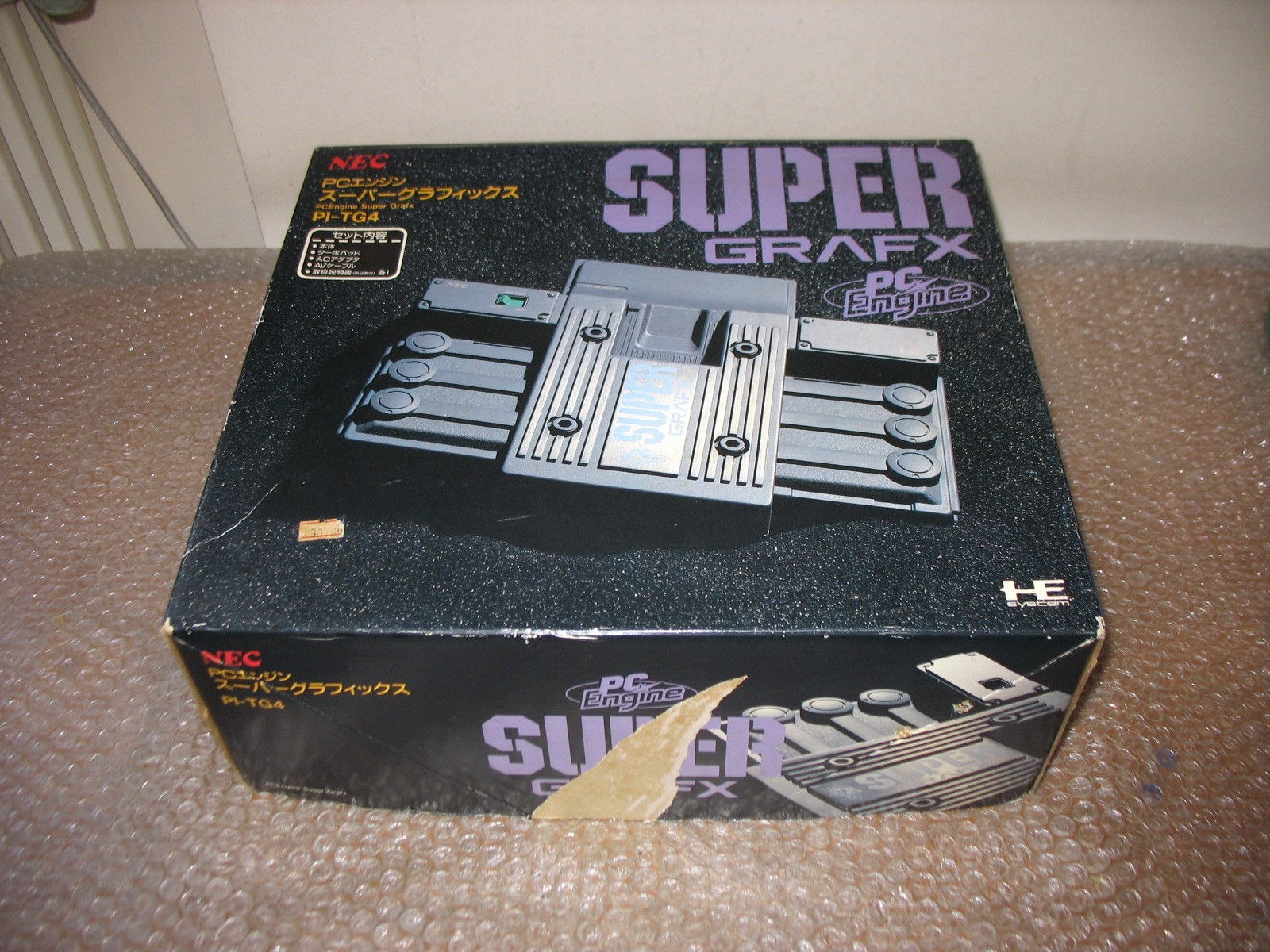 BOXED NEC PC ENGINE SUPER GRAFX CONSOLE JAP IMPORT!
