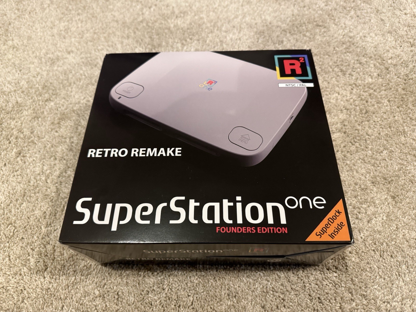 Retro Remake SuperStation One With Dock MiSTer FPGA Gray Brand New