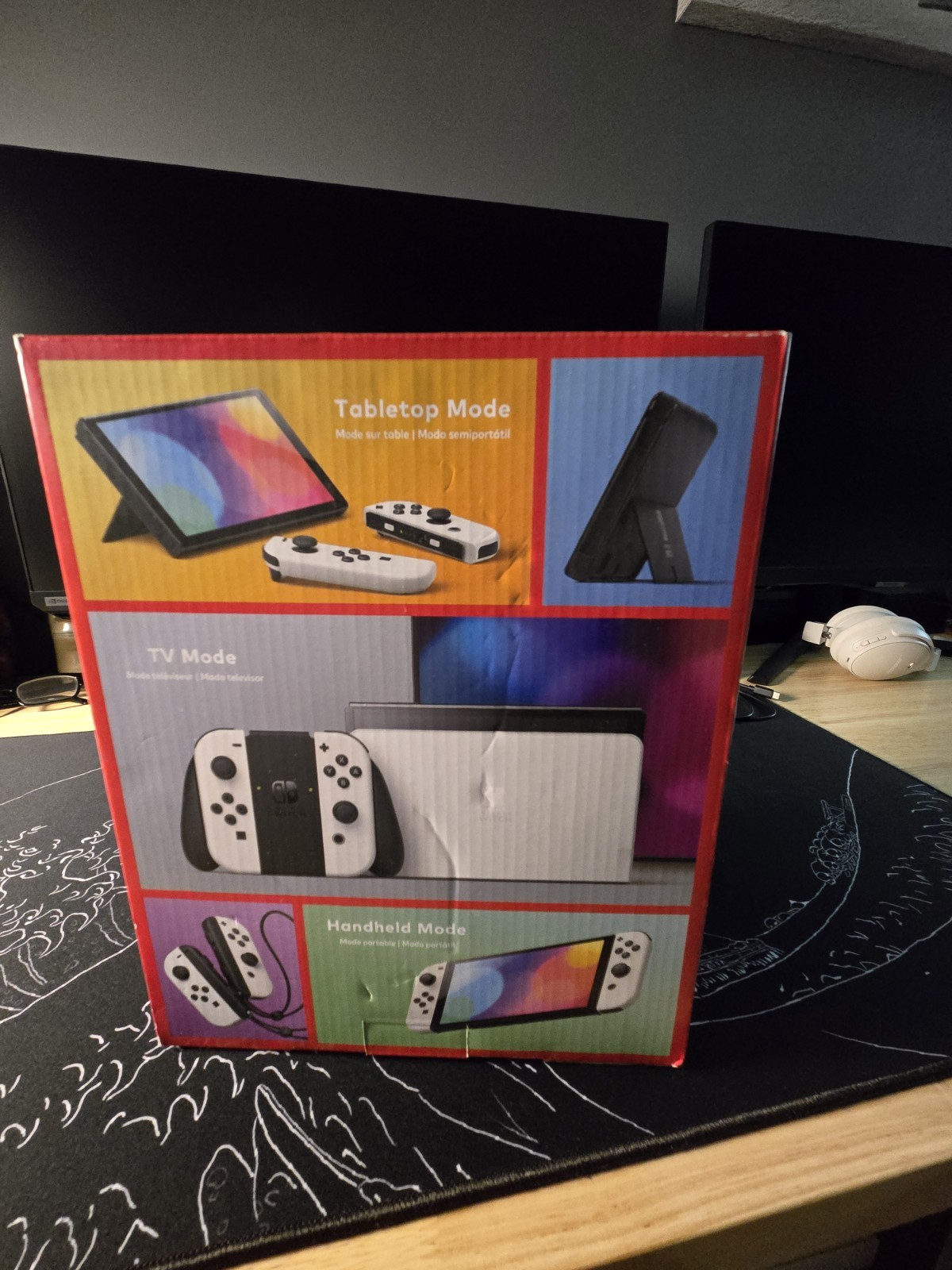 Nintendo Switch OLED Model White 64GB Console OLED Screen Dock LAN Port
