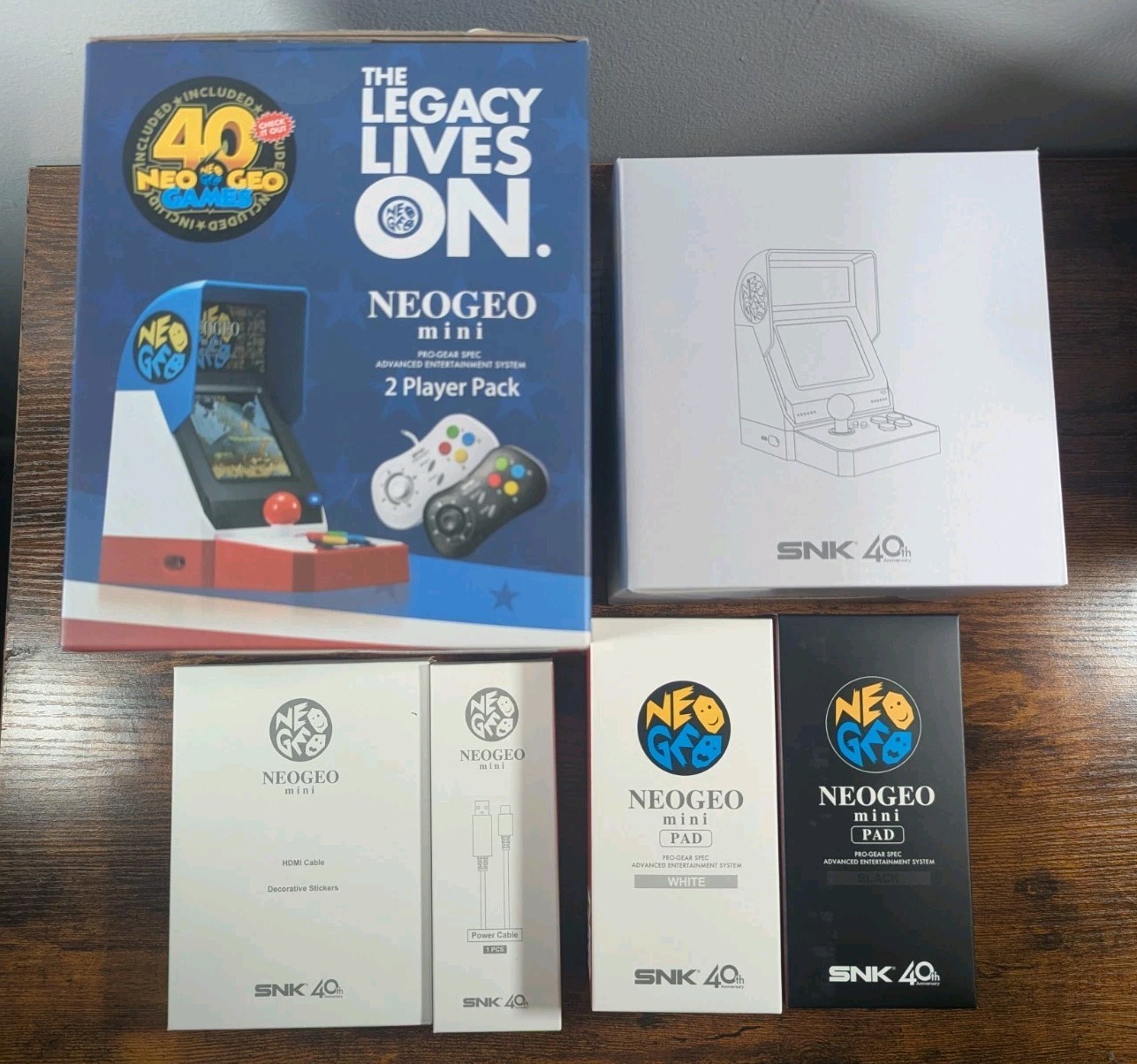 NeoGeo Mini Pro-Gear Spec 2 Player Pack NA Version SNK 40th Anniv. (40 Games)