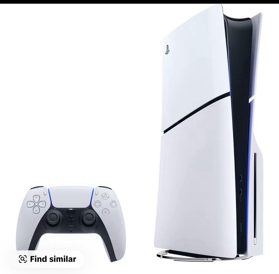 Sony Playstation 5 – PS5 Slim Disc Edition 825GB Console Controller Cables Read