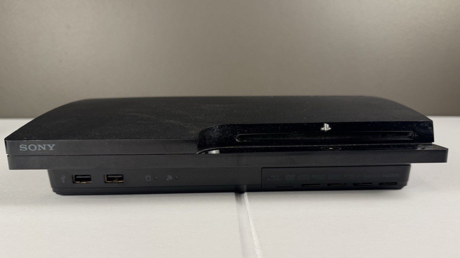 Sony PS3 Slim CECH-2001B Bundle 2 OEM Controllers GTA V BF4 COD Ghosts Tested